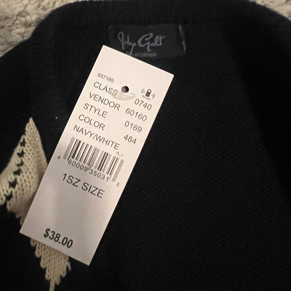 Brandy Melville blue and white cardigan - Picture 2 of 4